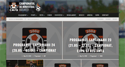 Desktop Screenshot of cupadefotbal.ro